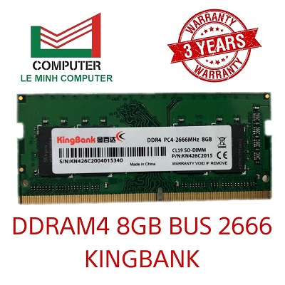 RAM LAPTOP KINGBANK 8GB DDR4-2666