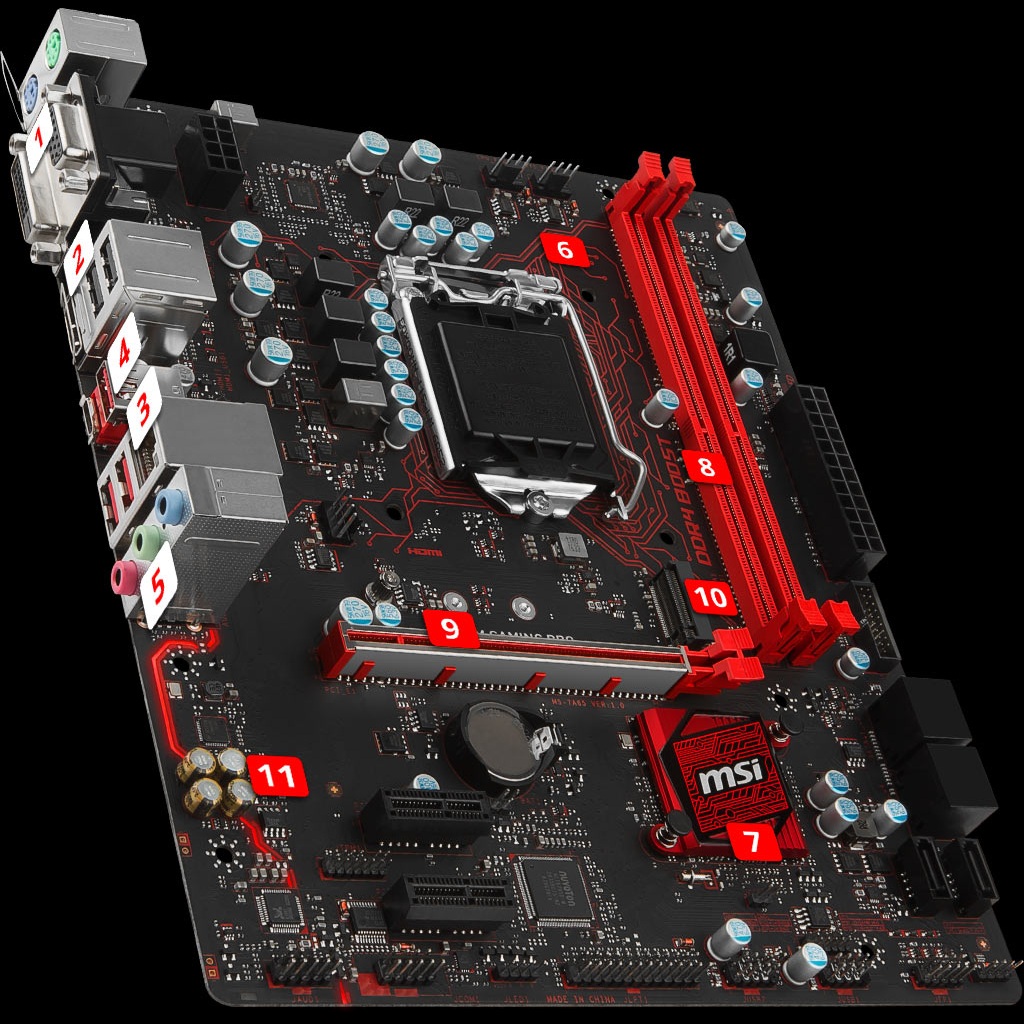 Msi b350m gaming