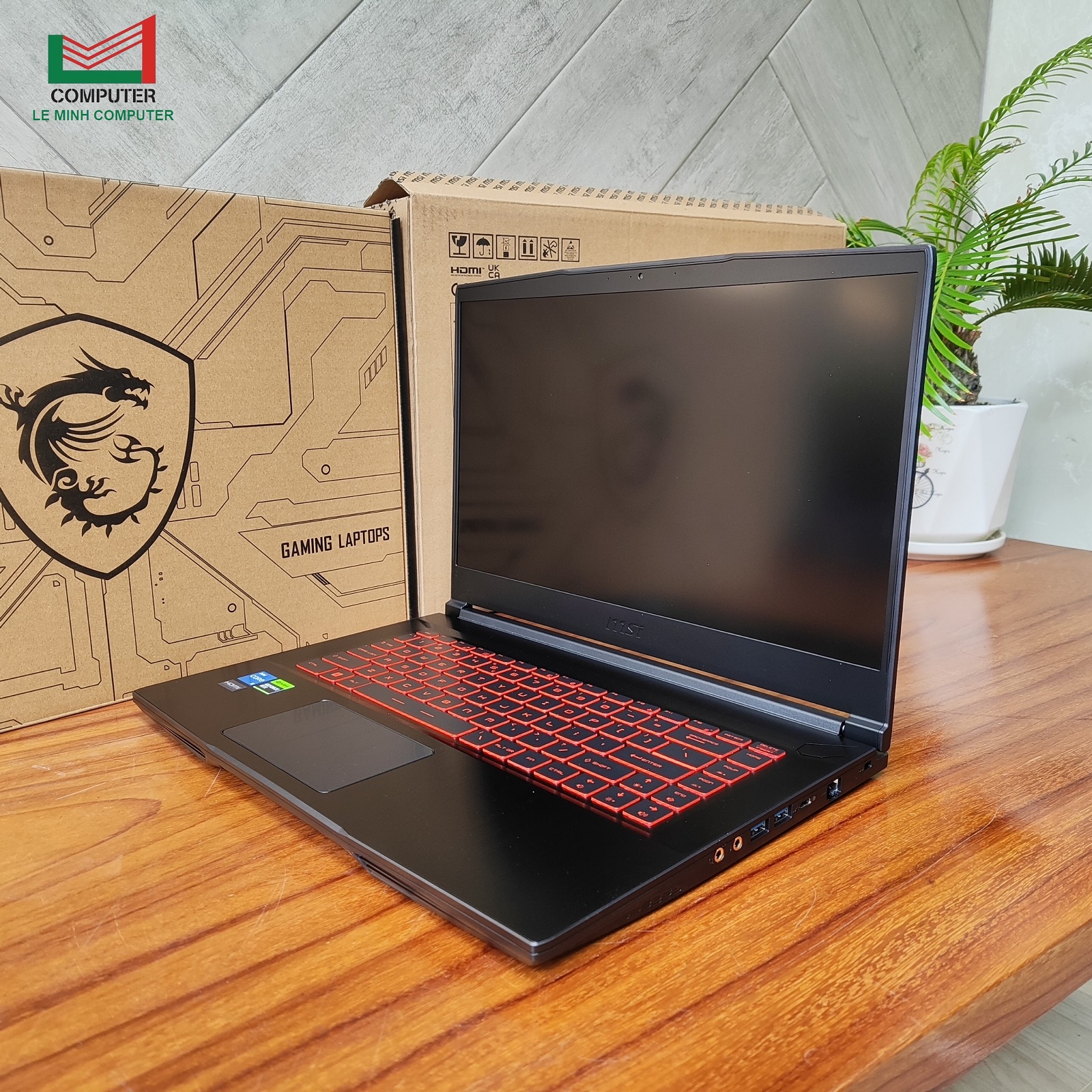 Laptop New MSI Gaming GF63 Core i5-12450H / RAM 8GB/ SSD 1TB NVME/ RTX 2050 4GB 15.6'' FHD IPS 144hz / WINDOWS 11/ BLACK