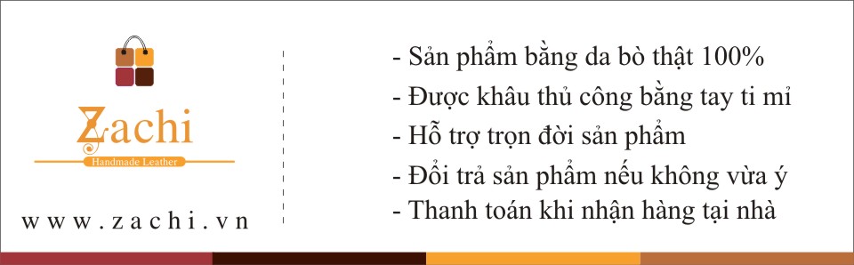 Ví nam mẫu đứng da bò handmade