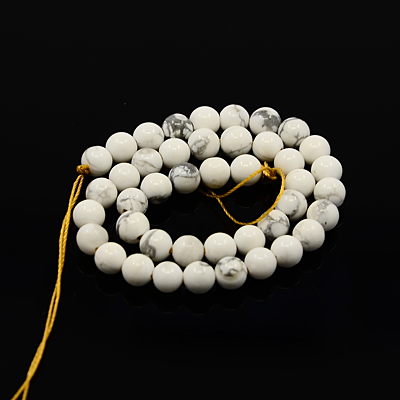 ST 96 - Đá howlite trắng 8mm