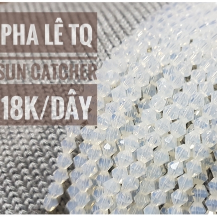 Pha lê TQ Sun Catcher 4mm màu trắng opal
