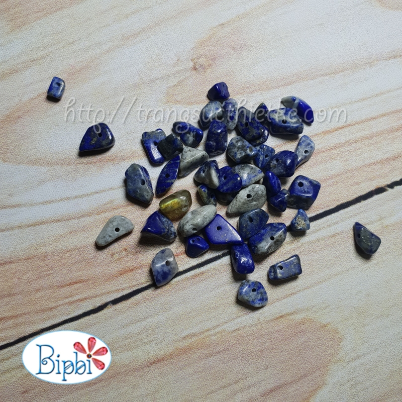 Đá lapis lazuli vụn mài thô