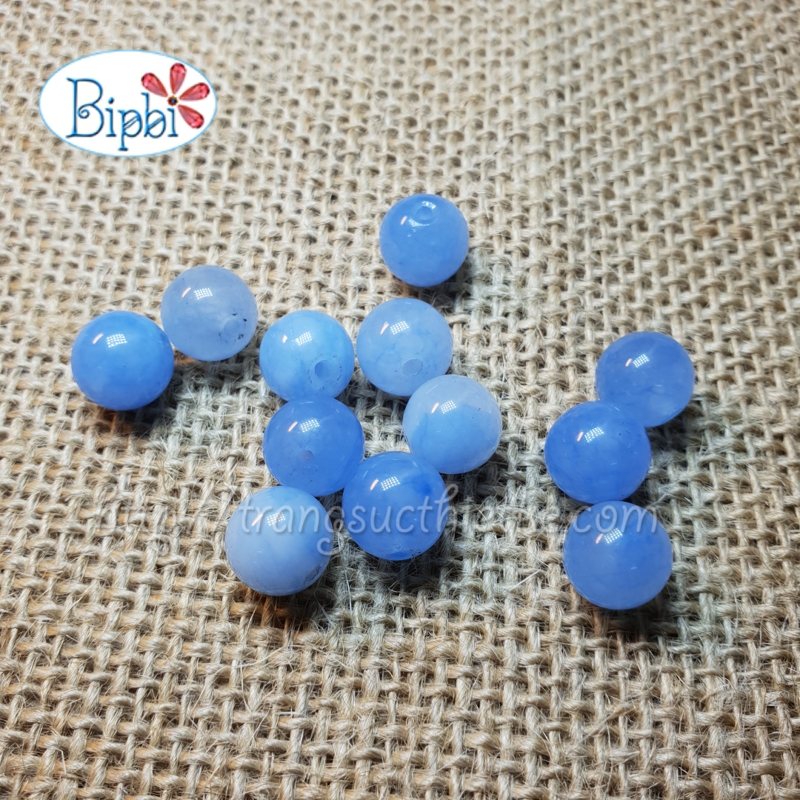 Ngọc màu xanh aqua size 10mm