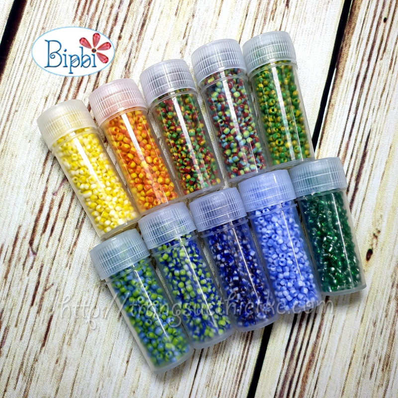 Set 10 màu hạt cườm multi color