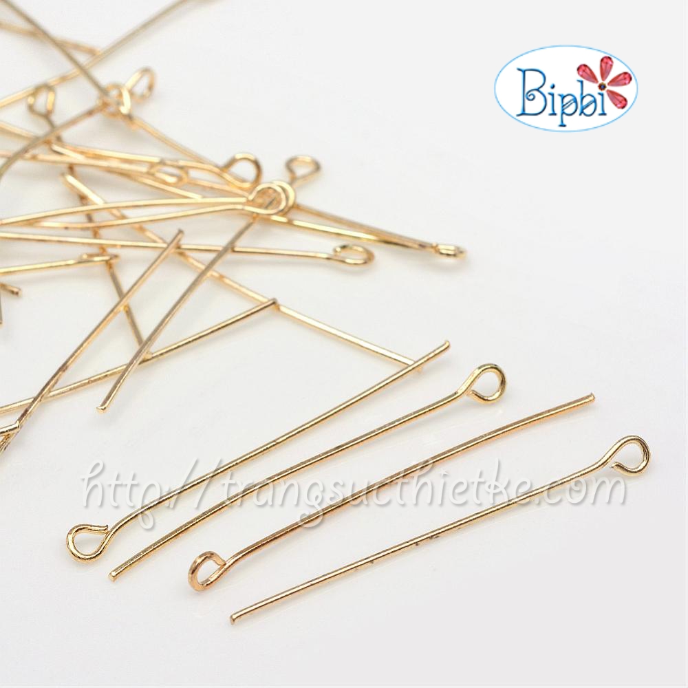 Đinh đầu tròn màu light gold