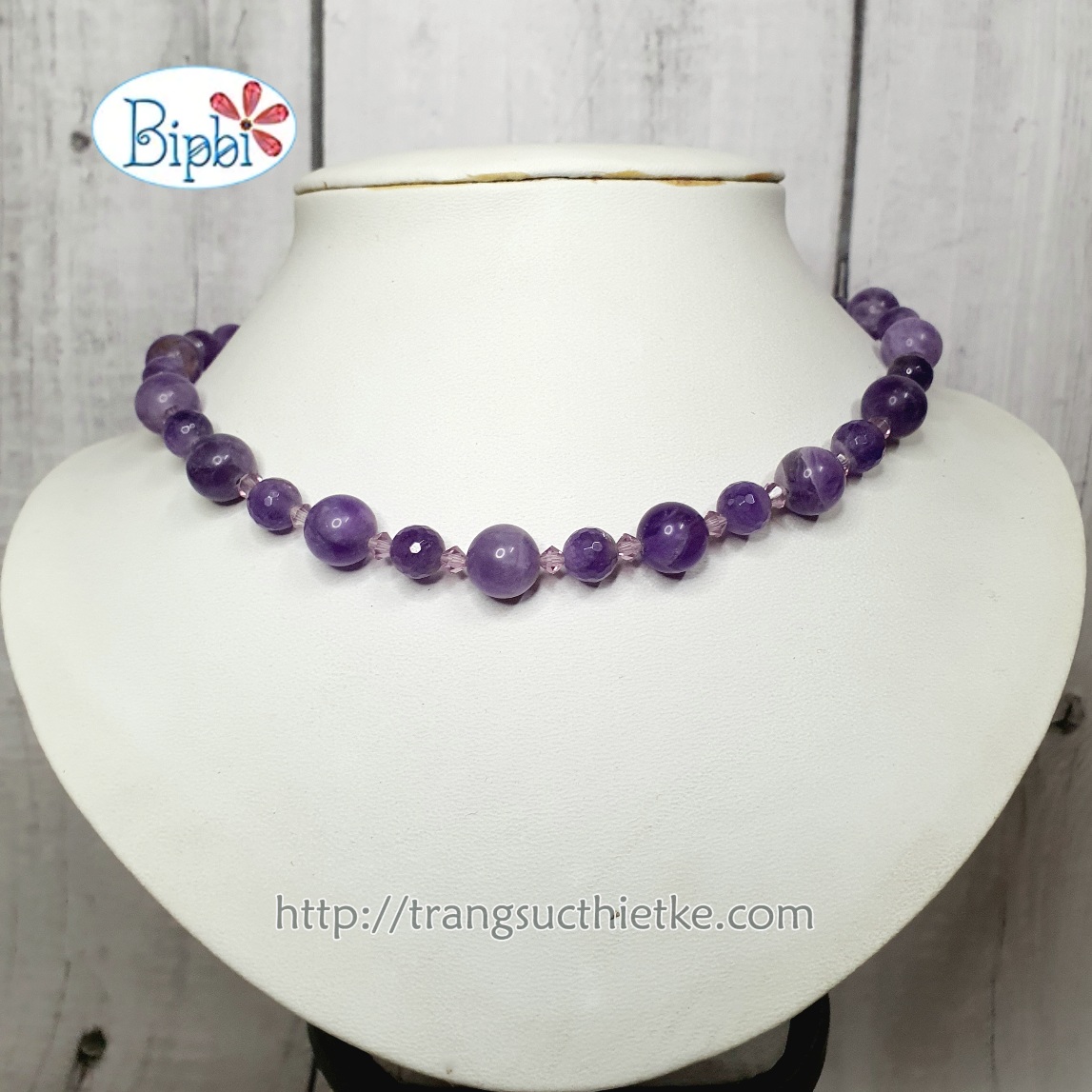VCD 148 - Vòng cổ thạch anh tím