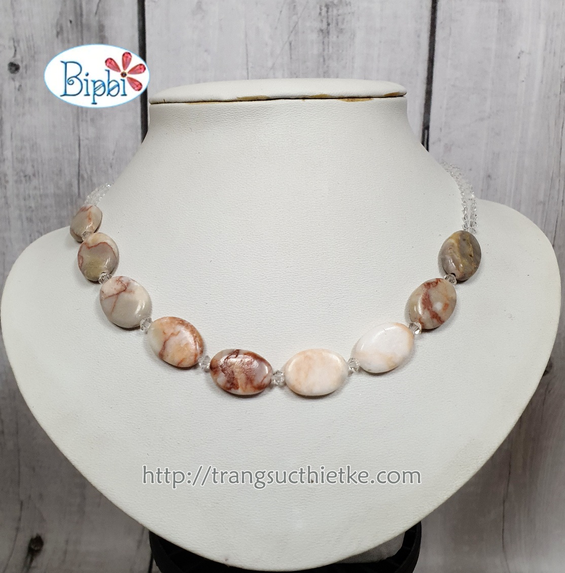 VCD 153 - Vòng cổ đá jasper