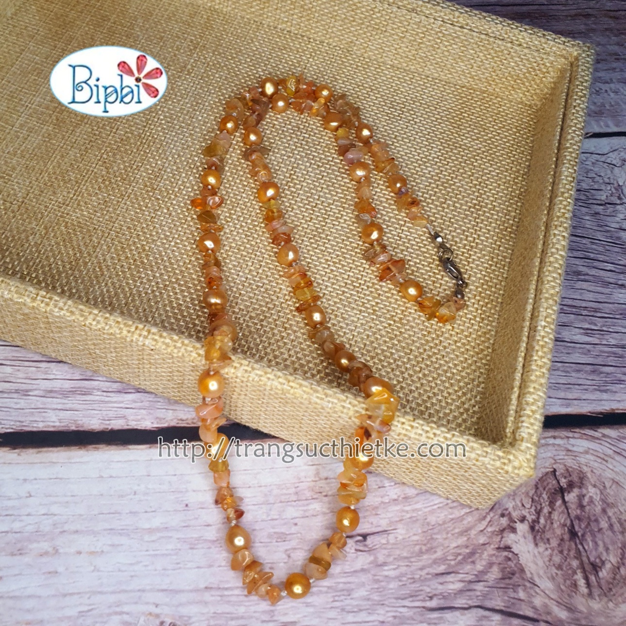 VCD 45 - Vòng đá đá phối ngọc trai
