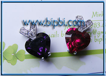 SP 066 - Mặt dây bạc trái tim