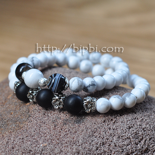 VTD 698 - Chuỗi mala đá howlite