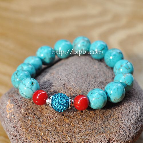 VTD 608 - Vòng tay đá turquoise