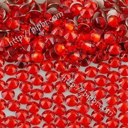PL2058- hya_ss12 - Pha lê dán màu đỏ cam - SS12