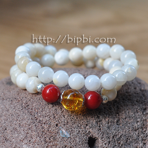 VTD 675 - Chuỗi mala ngọc vỏ ốc