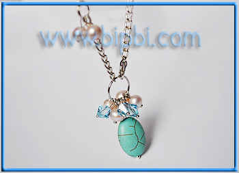 VCD 140 - Vòng cổ đá turquoise