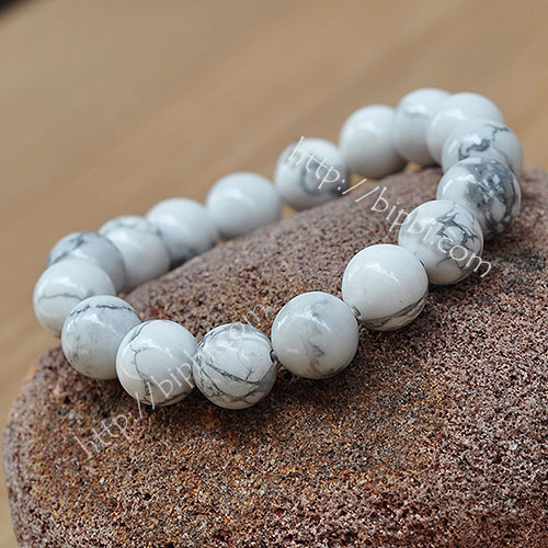 VTD 786 - Vòng tay đá howlite trơn