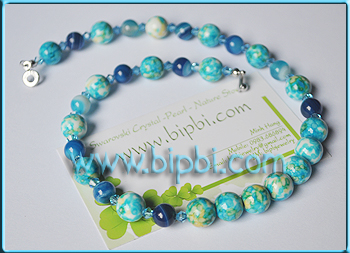 VCD 154 - Vòng cổ đá crazy agate
