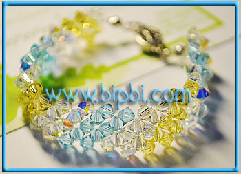 VTP 497 - Vòng tay pha lê Swarovski bản lớn