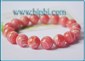 VTD 206 - Vòng tay hồng ngọc rhodonite