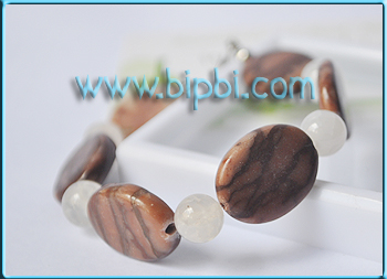 VTD 210 - Vòng tay jasper vân nâu đỏ