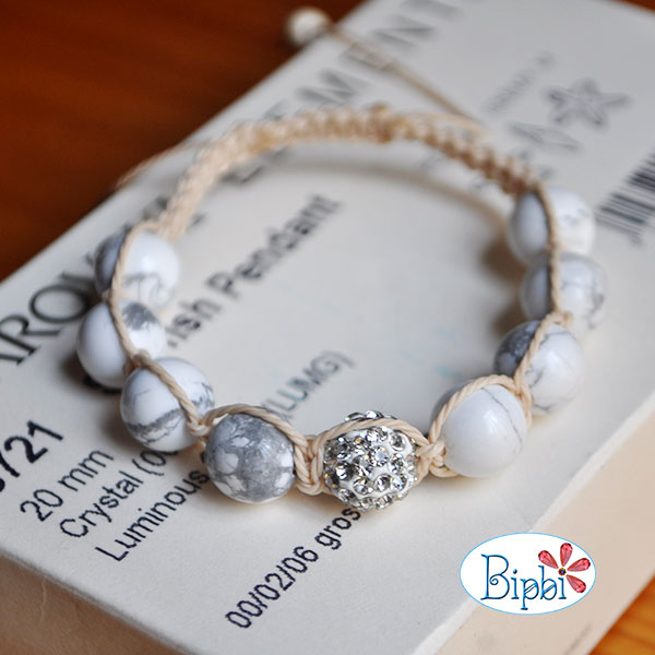 VTD 270 - Vòng tay phong thủy Shamballa style