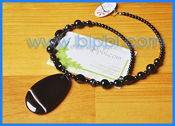 VCD 170 - Vòng cổ mã não đen