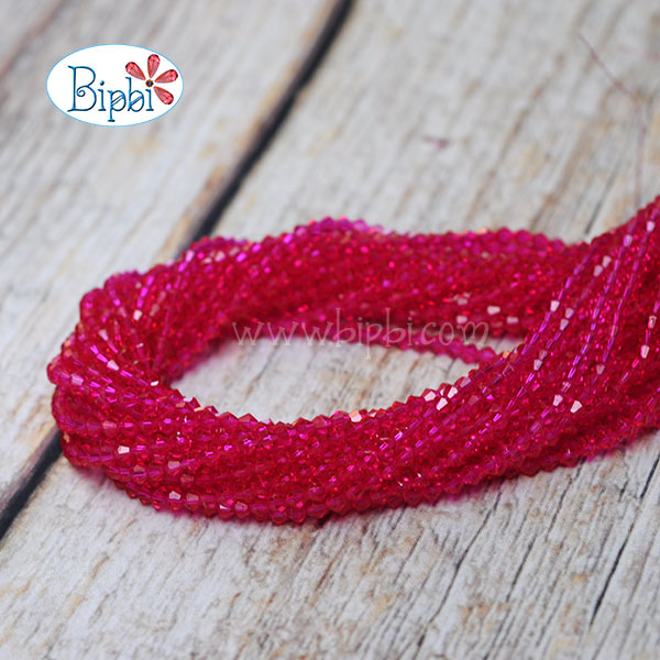 PLTQ - 5301 - FUCHSIA - Pha lê TQ hồng sen 4mm