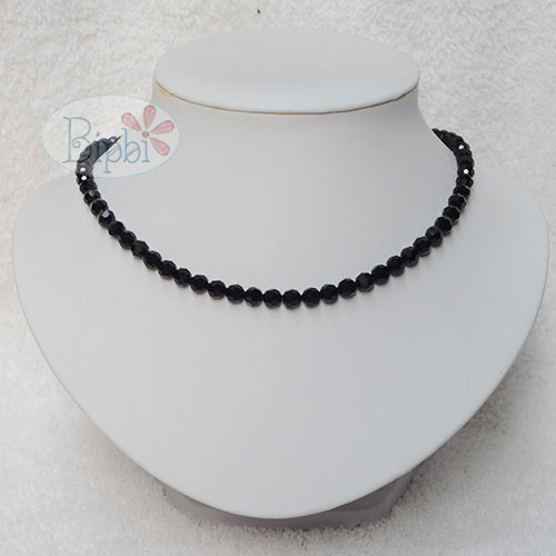 VCP 536 - Vòng cổ pha lê Swarovski đen