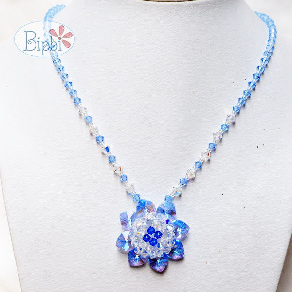 Vòng cổ pha lê Swarovski hoa hướng dương