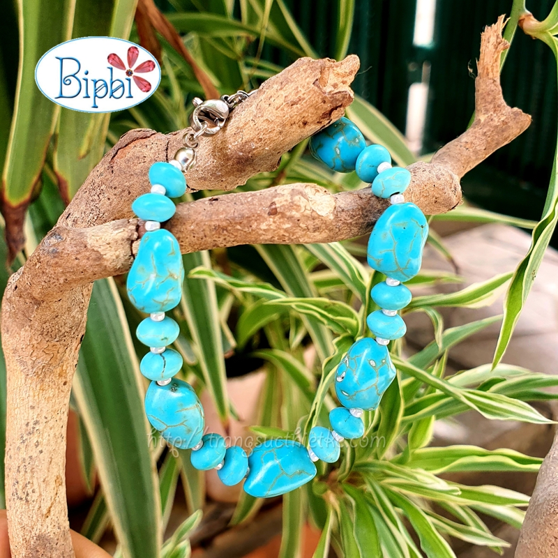 Vòng tay đá đá turquoise CN