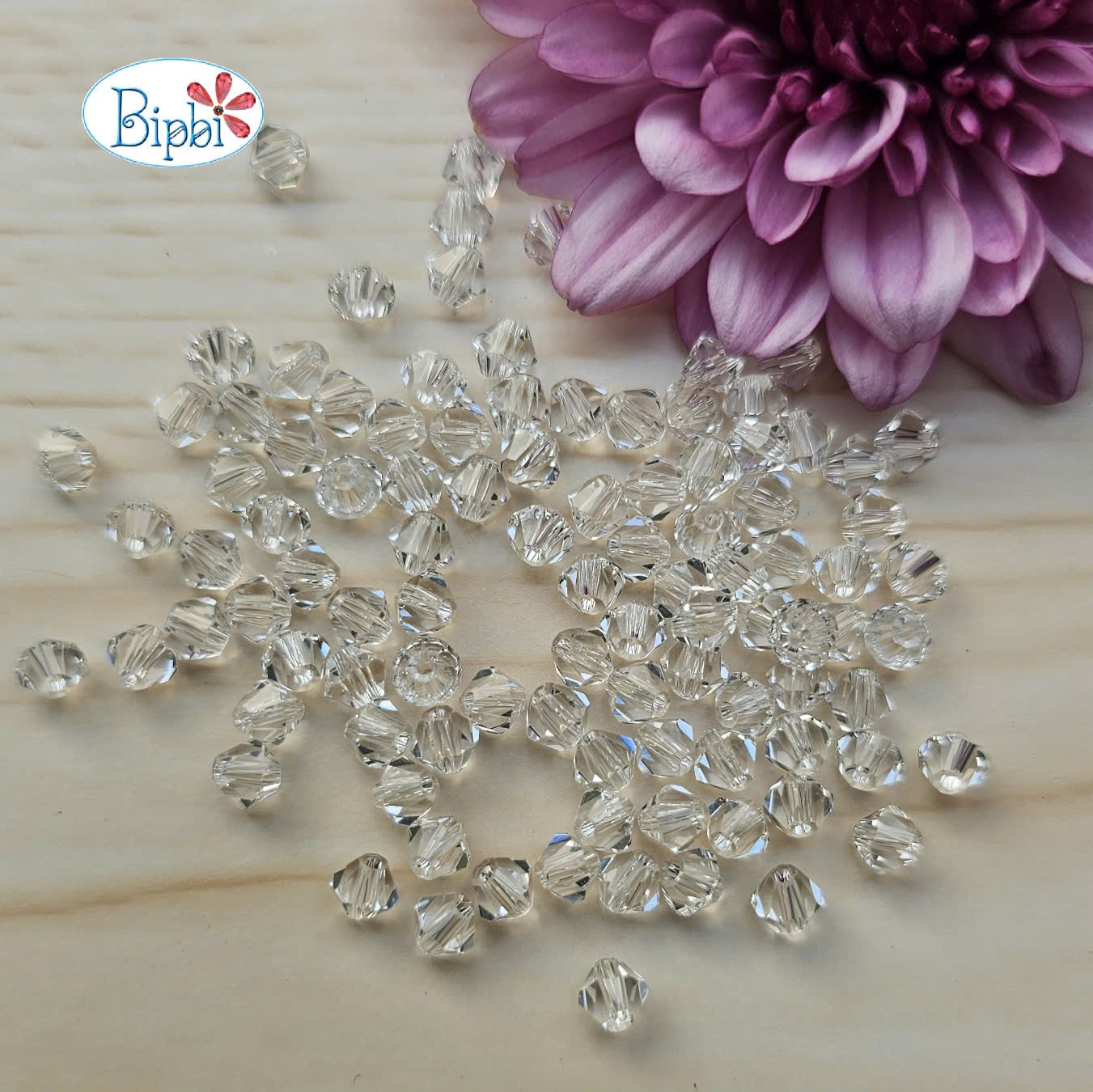 Pha lê Preciosa màu trắng trong (crystal)