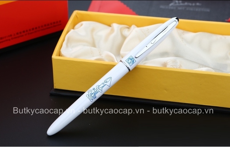 Bút dạ bi cao cấp Picasso PS-606 màu trắng