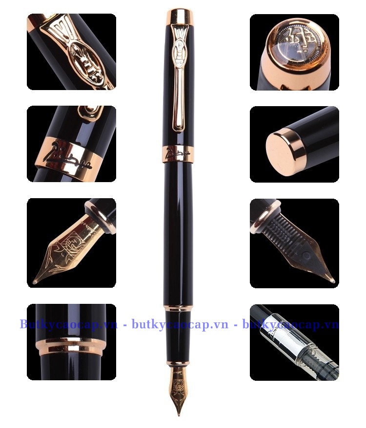 Chi tiết thiết kế cây bút Picasso 933FGBK màu đen