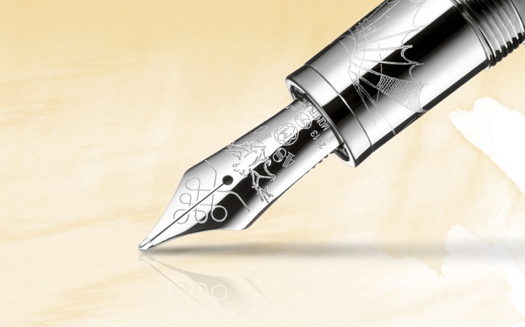 Ngòi bút máy Montblanc Leonardo Da Vinci 