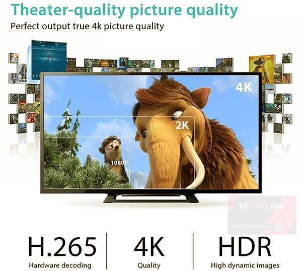Alfawise TV Box H96 Pro Plus Ram 3GB ROM 32G thách thức siêu phẩm 2017