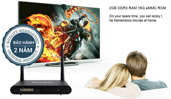 Android tv box Boba Z1 chính hãng thương hiệu nội cấu hình cao