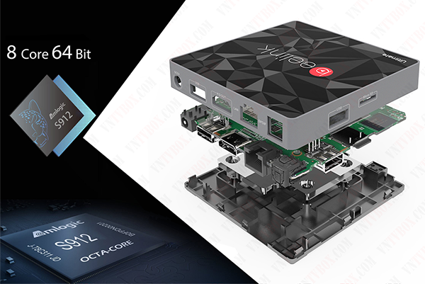 Beelink GT1 Ultimate chip 8 nhân AMlogic S912 TV BOX Ram 3GB rom 32 GB