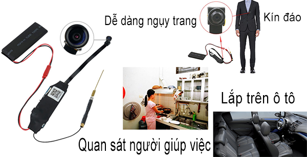 CAMERA IP WIFI không dây siêu nhỏ quay lén iMiniCam K9