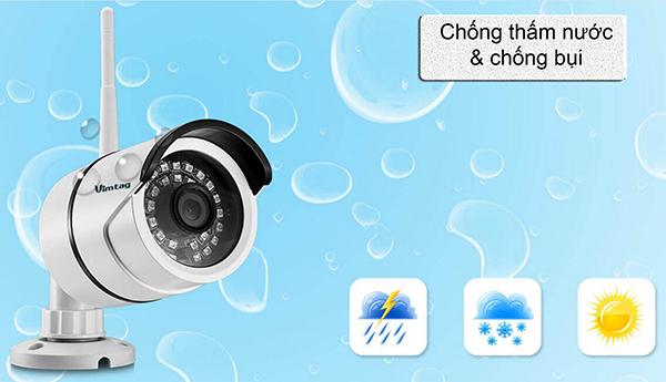 Camera ngoài trời Wifi Outdoor Vimtag B1-C siêu bền chất lượng cao