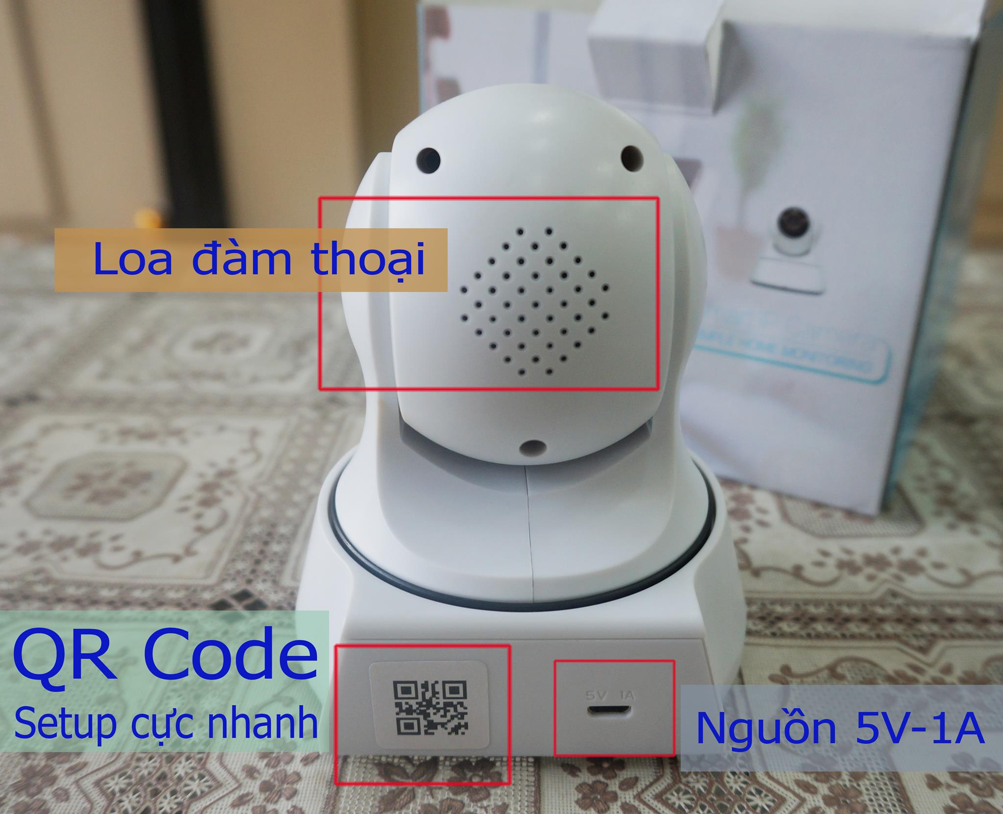 Camera Wifi quan sát VNCam360 nổi bật về sự ổn định