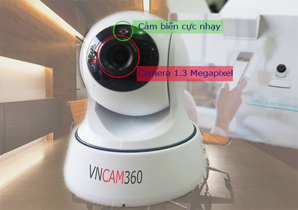 Camera Wifi quan sát VNCam360 nổi bật về sự ổn định
