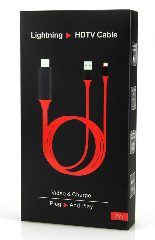 Cáp kết nối IPAD IPHONE 5, 5s, 6, 7 plus sang Tivi bằng cổng HDMI