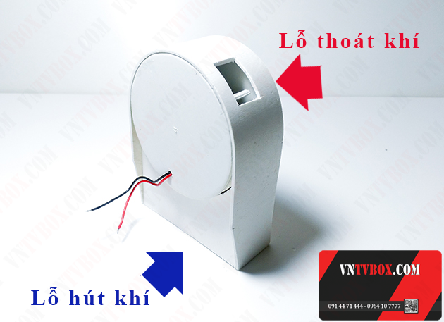 chế quạt tản nhiệt cho Android TV Box đơn giản