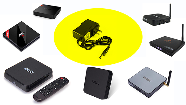 Cục nguồn Adapter cho android tv box loại chuẩn 5V 12V