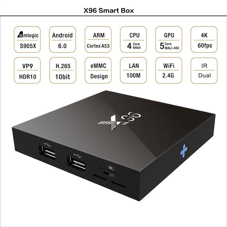 ENYBOX EX96 Amlogic s905x android 6.0 ram 2GB giá rẻ