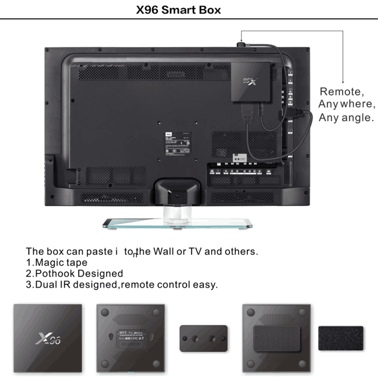 ENYBOX EX96 Amlogic s905x android 6.0 ram 2GB giá rẻ