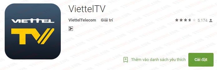 Link download tải ứng dụng Viettel TV cho Android Tv Box.