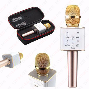 Micro Karaoke TUXUN Q7 tích hợp loa chuẩn âm thanh cực rõ