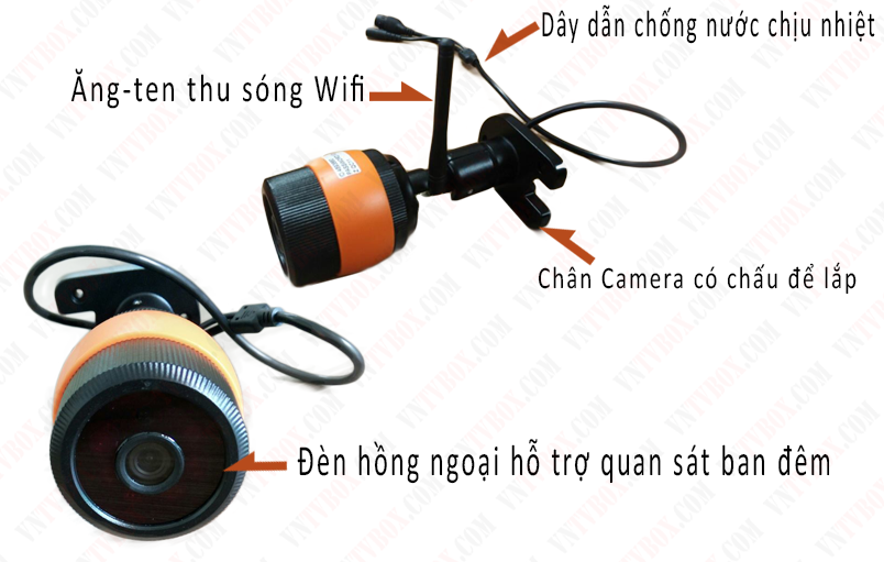 Camera ngoài trời Wifi Outdoor VNCam