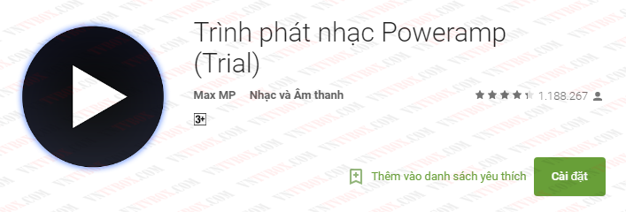 PowerAMP - Trình nghe nhạc số 1 cho Android